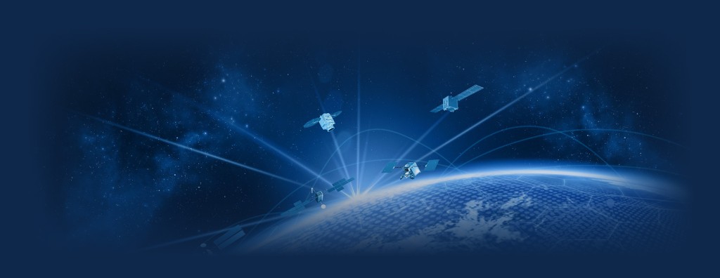 Satellites above Earth